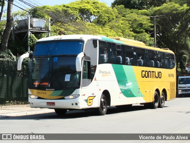 Empresa Gontijo de Transportes 14745 na cidade de São Paulo, São Paulo, Brasil, por Vicente de Paulo Alves. ID da foto: 10073029.