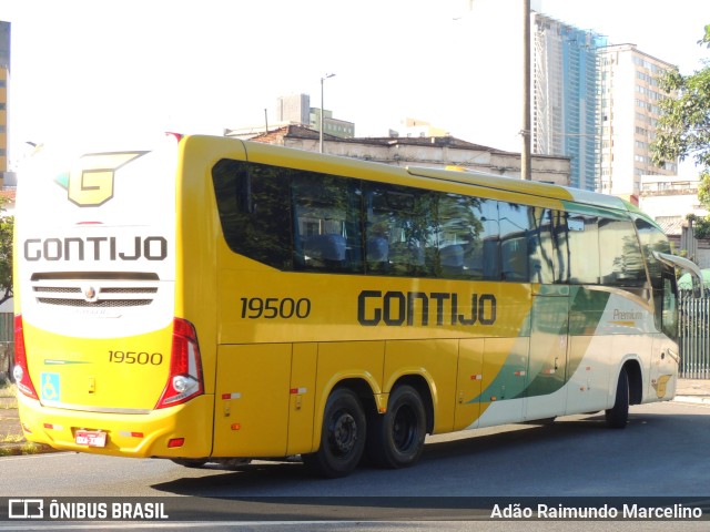 Empresa Gontijo de Transportes 19500 na cidade de Belo Horizonte, Minas Gerais, Brasil, por Adão Raimundo Marcelino. ID da foto: 10072986.