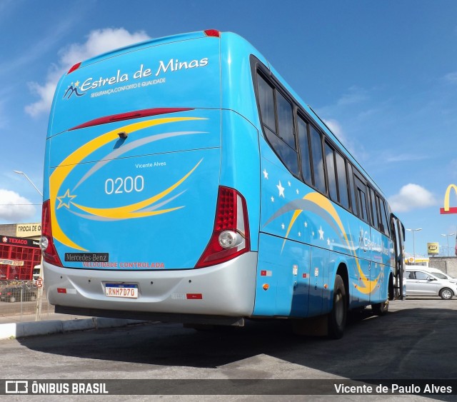 Estrela de Minas Viagens e Turismo 0200 na cidade de Contagem, Minas Gerais, Brasil, por Vicente de Paulo Alves. Número da foto: #10073061.