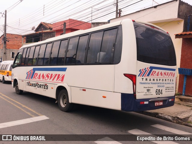 Transviva Transportes 684 na cidade de Franco da Rocha, São Paulo, Brasil, por Espedito de Brito Gomes. ID da foto: 10073191.