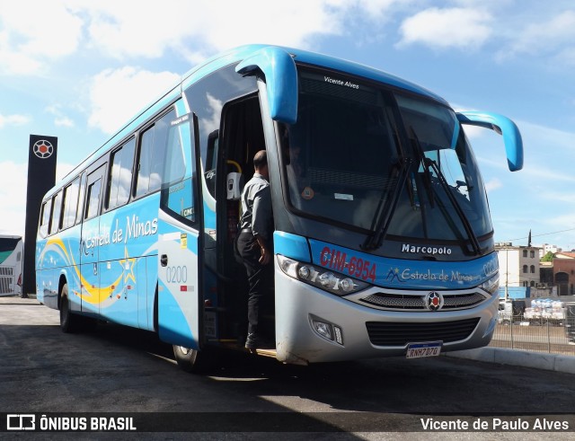 Estrela de Minas Viagens e Turismo 0200 na cidade de Contagem, Minas Gerais, Brasil, por Vicente de Paulo Alves. ID da foto: 10073055.