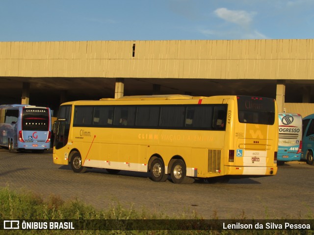 Viação Itapemirim 44203 na cidade de Caruaru, Pernambuco, Brasil, por Lenilson da Silva Pessoa. ID da foto: 10071681.