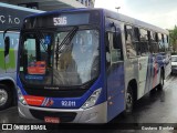 Empresa de Ônibus Pássaro Marron 92.011 na cidade de Aparecida, São Paulo, Brasil, por Gustavo  Bonfate. Número da foto: #:id.