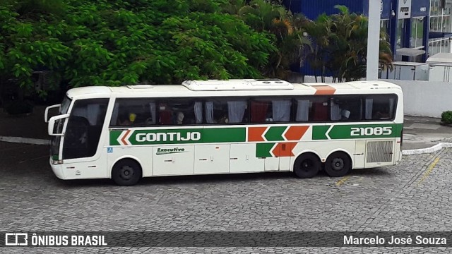 Empresa Gontijo de Transportes 21085 na cidade de São José dos Campos, São Paulo, Brasil, por Marcelo José Souza. Número da foto: #10075315.