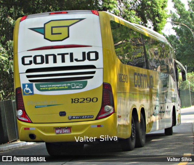 Empresa Gontijo de Transportes 18290 na cidade de São Paulo, São Paulo, Brasil, por Valter Silva. ID da foto: 10073970.