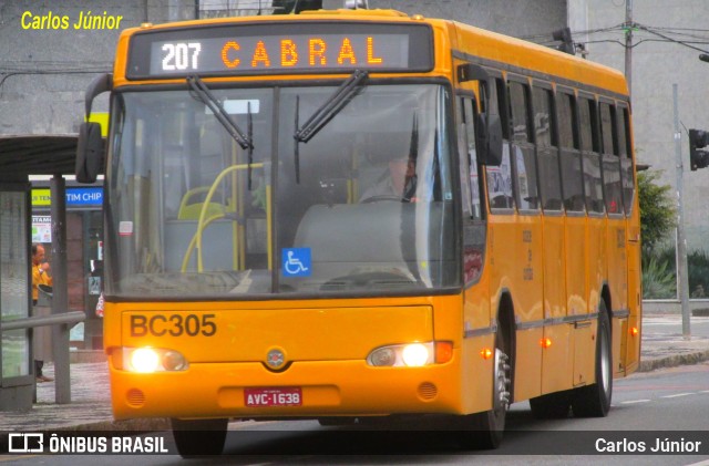 Transporte Coletivo Glória BC305 na cidade de Curitiba, Paraná, Brasil, por Carlos Júnior. ID da foto: 10075553.