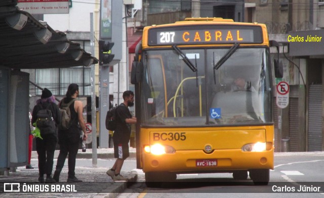 Transporte Coletivo Glória BC305 na cidade de Curitiba, Paraná, Brasil, por Carlos Júnior. Número da foto: #10075554.