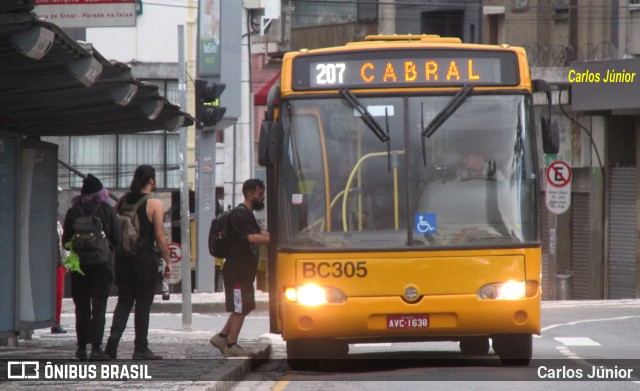 Transporte Coletivo Glória BC305 na cidade de Curitiba, Paraná, Brasil, por Carlos Júnior. ID da foto: 10075554.