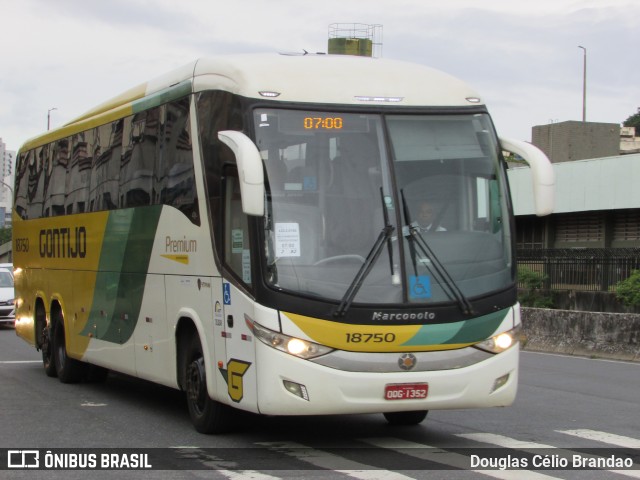 Empresa Gontijo de Transportes 18750 na cidade de Belo Horizonte, Minas Gerais, Brasil, por Douglas Célio Brandao. Número da foto: #10073775.