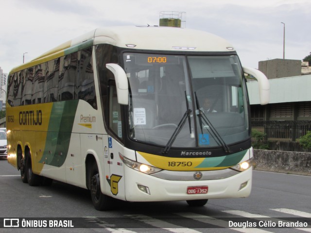 Empresa Gontijo de Transportes 18750 na cidade de Belo Horizonte, Minas Gerais, Brasil, por Douglas Célio Brandao. ID da foto: 10073775.