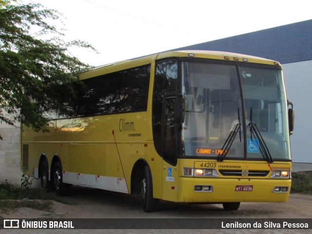 Viação Itapemirim 44203 na cidade de Caruaru, Pernambuco, Brasil, por Lenilson da Silva Pessoa. ID da foto: 10074523.