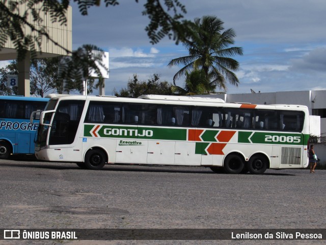 Empresa Gontijo de Transportes 20085 na cidade de Caruaru, Pernambuco, Brasil, por Lenilson da Silva Pessoa. ID da foto: 10074534.