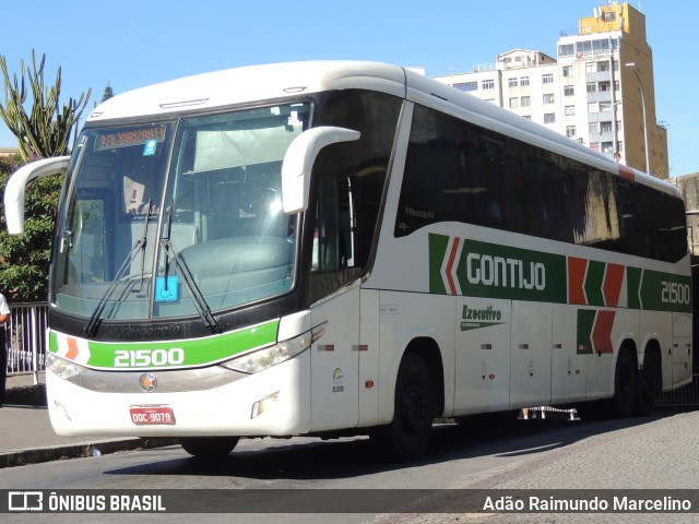 Empresa Gontijo de Transportes 21500 na cidade de Belo Horizonte, Minas Gerais, Brasil, por Adão Raimundo Marcelino. Número da foto: #10075926.