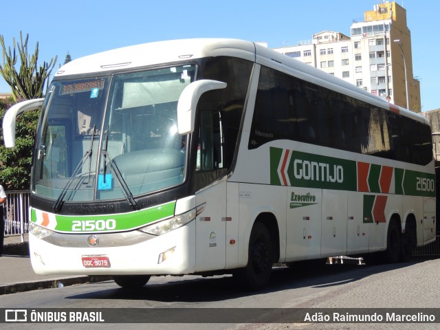 Empresa Gontijo de Transportes 21500 na cidade de Belo Horizonte, Minas Gerais, Brasil, por Adão Raimundo Marcelino. ID da foto: 10075926.