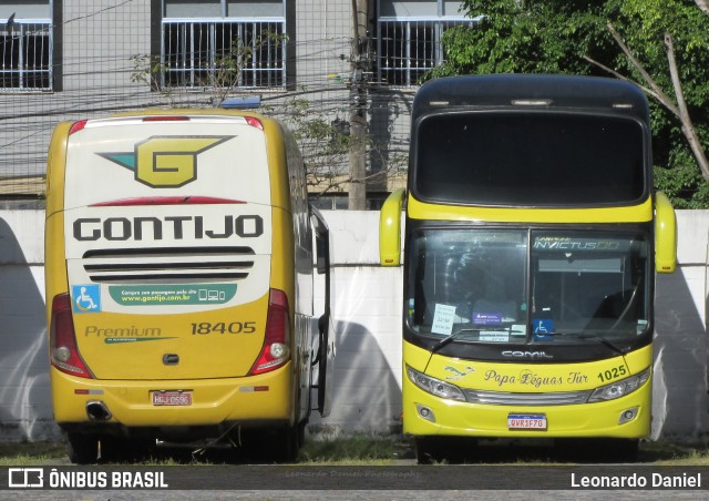 Empresa Gontijo de Transportes 18405 na cidade de Juiz de Fora, Minas Gerais, Brasil, por Leonardo Daniel. ID da foto: 10074128.