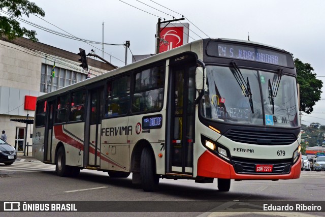 Viação Fervima 679 na cidade de Taboão da Serra, São Paulo, Brasil, por Eduardo Ribeiro. ID da foto: 10074179.