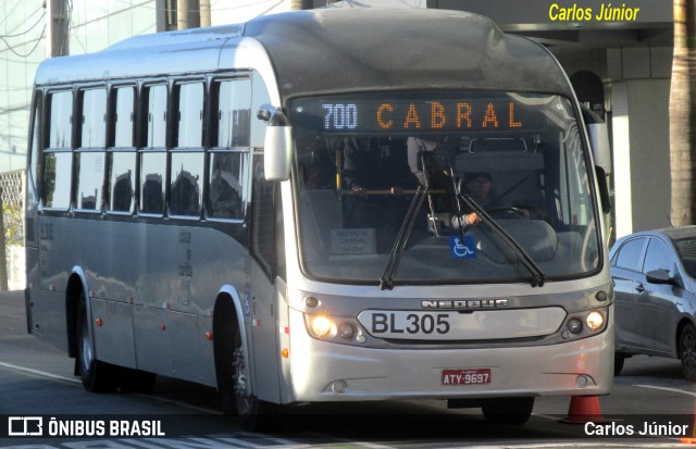 Transporte Coletivo Glória BL305 na cidade de Curitiba, Paraná, Brasil, por Carlos Júnior. Número da foto: #10075421.