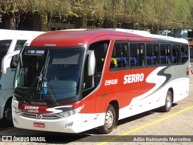Viação Serro 29418 na cidade de Belo Horizonte, Minas Gerais, Brasil, por Adão Raimundo Marcelino. Número da foto: #10076129.