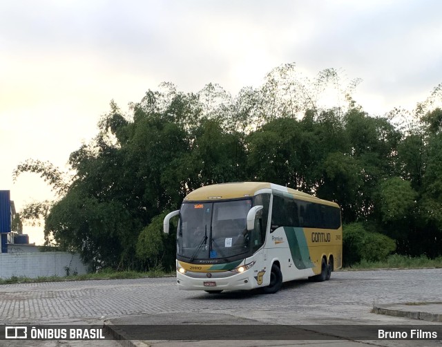 Empresa Gontijo de Transportes 21410 na cidade de Cruz das Almas, Bahia, Brasil, por Bruno Films. ID da foto: 10074744.