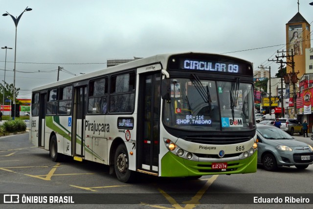 Viação Pirajuçara 865 na cidade de Taboão da Serra, São Paulo, Brasil, por Eduardo Ribeiro. ID da foto: 10074226.