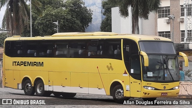 Viação Itapemirim 8929 na cidade de Governador Valadares, Minas Gerais, Brasil, por Allan Douglas Ferreira da Silva. Número da foto: #10075159.