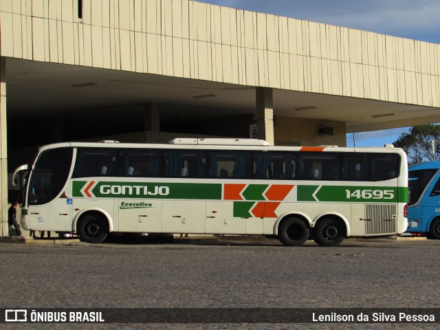 Empresa Gontijo de Transportes 14695 na cidade de Caruaru, Pernambuco, Brasil, por Lenilson da Silva Pessoa. ID da foto: 10074552.