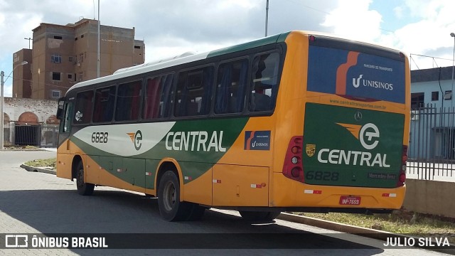 Central S.A. Transportes Rodoviários e Turismo 6828 na cidade de Porto Alegre, Rio Grande do Sul, Brasil, por JULIO SILVA. Número da foto: #10140183.
