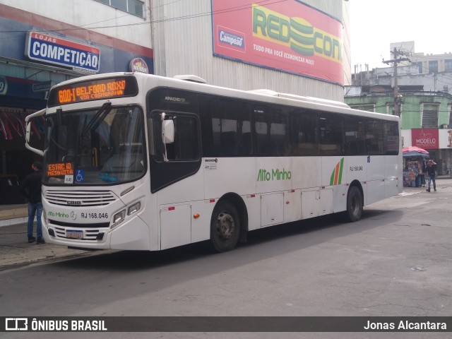 Transportes e Turismo Alto Minho RJ 168.046 na cidade de Nova Iguaçu, Rio de Janeiro, Brasil, por Jonas Alcantara. ID da foto: 10139238.