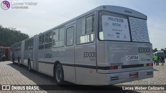 Auto Viação São José dos Pinhais ED001 na cidade de Curitiba, Paraná, Brasil, por Lucas Weber Calizario. ID da foto: 10138177.