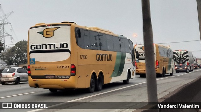 Empresa Gontijo de Transportes 17150 na cidade de São Paulo, São Paulo, Brasil, por Vanderci Valentim. ID da foto: 10138292.