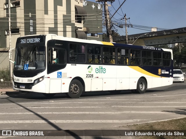 Viação Elite 2328 na cidade de Volta Redonda, Rio de Janeiro, Brasil, por Luiz Eduardo Lopes da Silva. Número da foto: #10138410.