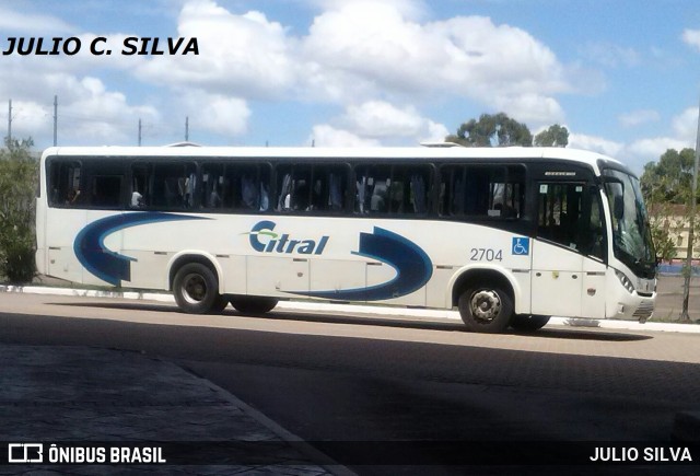 Citral Transporte e Turismo 2704 na cidade de Novo Hamburgo, Rio Grande do Sul, Brasil, por JULIO SILVA. ID da foto: 10140831.