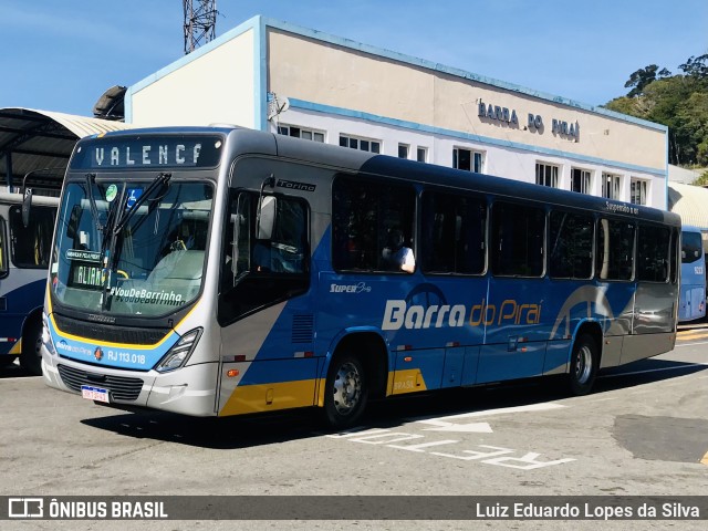 Viação Barra do Piraí Turismo RJ 113.018 na cidade de Barra do Piraí, Rio de Janeiro, Brasil, por Luiz Eduardo Lopes da Silva. ID da foto: 10140811.