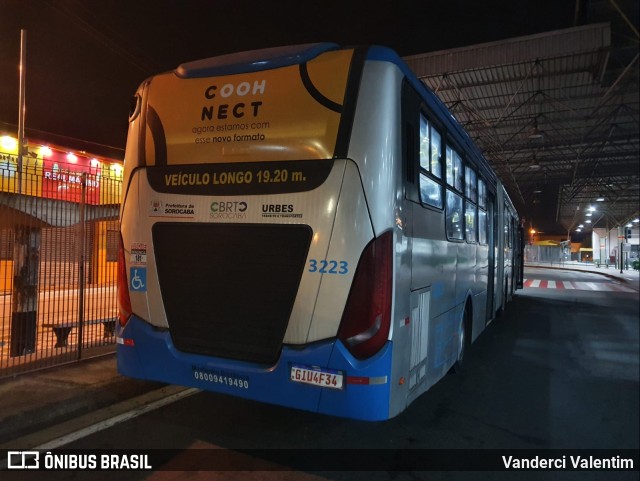 BRT Sorocaba Concessionária de Serviços Públicos SPE S/A 3223 na cidade de Sorocaba, São Paulo, Brasil, por Vanderci Valentim. Número da foto: #10138430.