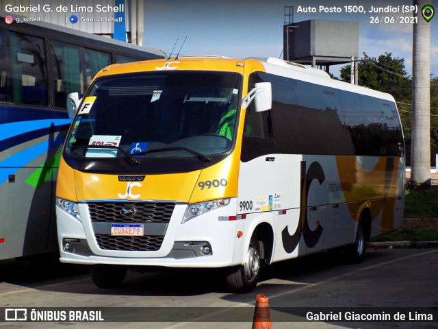 JC Turismo 9900 na cidade de Jundiaí, São Paulo, Brasil, por Gabriel Giacomin de Lima. ID da foto: 10140422.