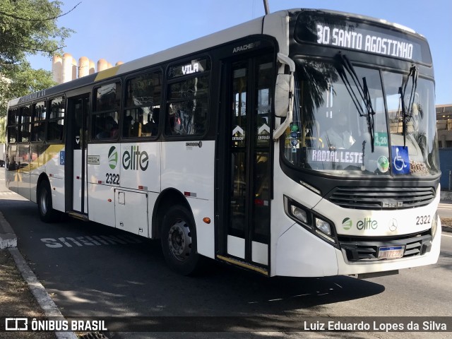 Viação Elite 2322 na cidade de Volta Redonda, Rio de Janeiro, Brasil, por Luiz Eduardo Lopes da Silva. ID da foto: 10140628.