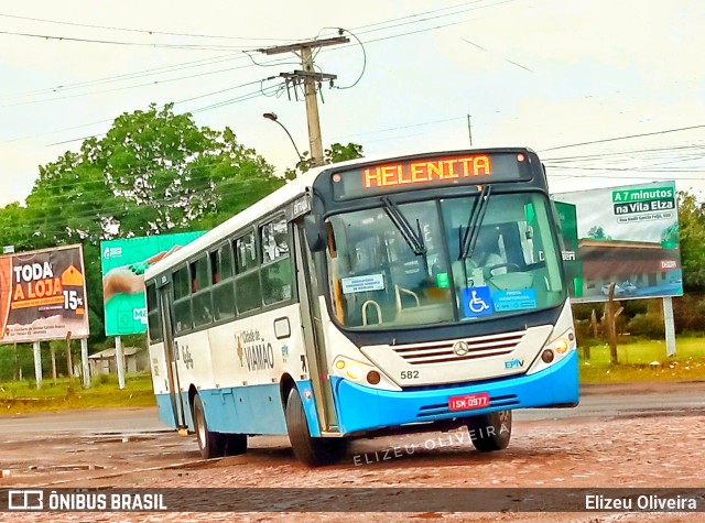Empresa de Transporte Coletivo Viamão 582 na cidade de Alvorada, Rio Grande do Sul, Brasil, por Elizeu Oliveira. Número da foto: #10140982.