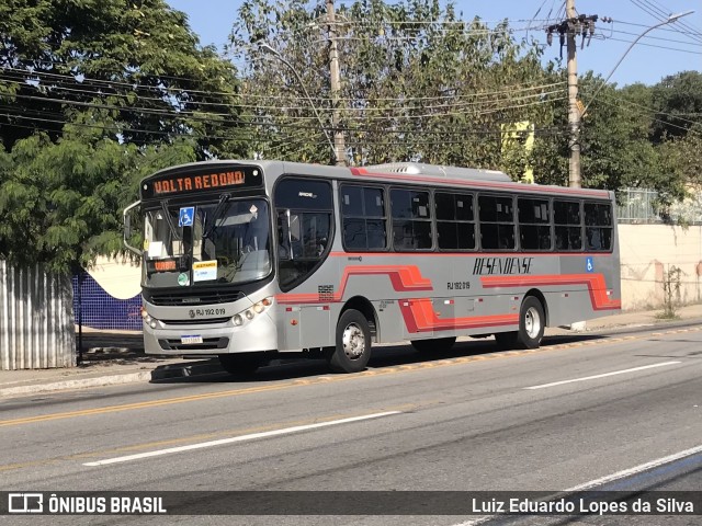 Viação Resendense RJ 192.019 na cidade de Volta Redonda, Rio de Janeiro, Brasil, por Luiz Eduardo Lopes da Silva. Número da foto: #10140652.