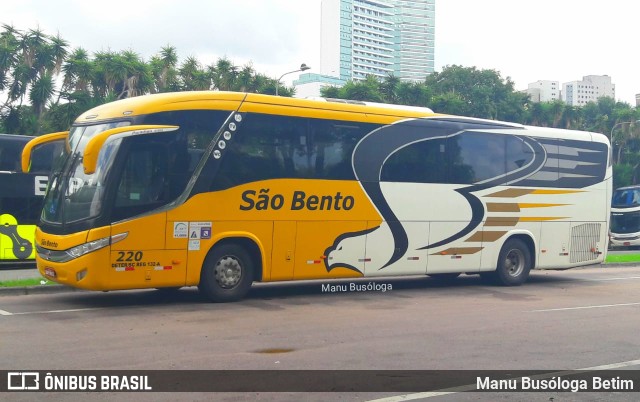 Expresso São Bento 220 na cidade de Curitiba, Paraná, Brasil, por Manu Busóloga Betim. ID da foto: 10140016.