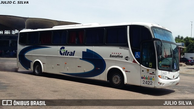 Citral Transporte e Turismo 2422 na cidade de Porto Alegre, Rio Grande do Sul, Brasil, por JULIO SILVA. Número da foto: #10140782.