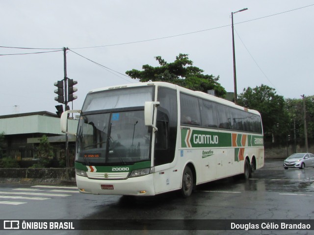 Empresa Gontijo de Transportes 20080 na cidade de Belo Horizonte, Minas Gerais, Brasil, por Douglas Célio Brandao. ID da foto: 10139173.