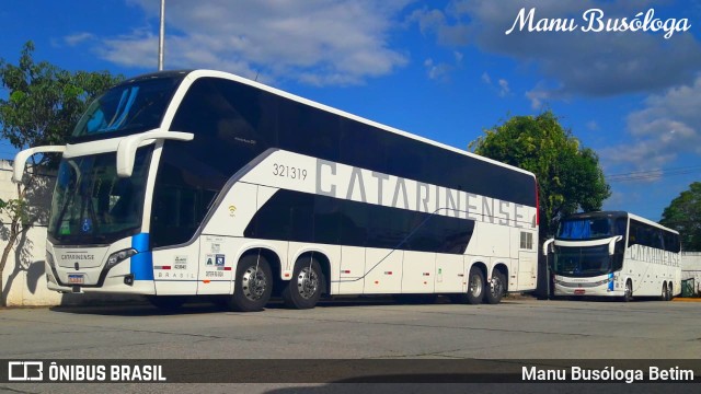 Auto Viação Catarinense 321319 na cidade de Curitiba, Paraná, Brasil, por Manu Busóloga Betim. ID da foto: 10167349.