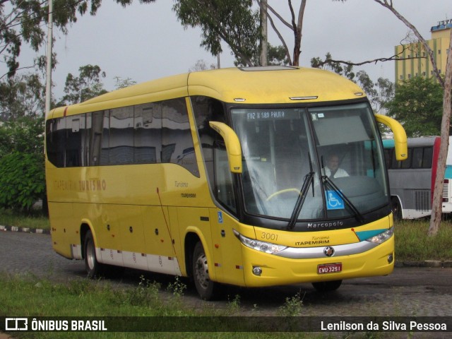 Viação Itapemirim 3001 na cidade de Caruaru, Pernambuco, Brasil, por Lenilson da Silva Pessoa. ID da foto: 10166353.