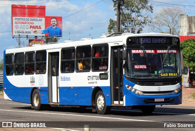 ViaBus Transportes CT-97708 na cidade de Ananindeua, Pará, Brasil, por Fabio Soares. ID da foto: 10166035.