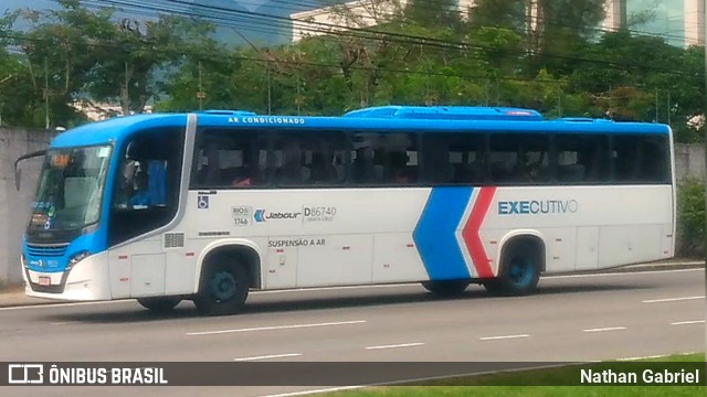 Auto Viação Jabour D86740 na cidade de Rio de Janeiro, Rio de Janeiro, Brasil, por Nathan Gabriel. Número da foto: #10166349.