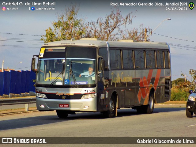 Rápido Campinas 71548 na cidade de Jundiaí, São Paulo, Brasil, por Gabriel Giacomin de Lima. Número da foto: #10166809.