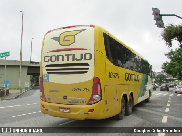 Empresa Gontijo de Transportes 18575 na cidade de Belo Horizonte, Minas Gerais, Brasil, por Douglas Célio Brandao. ID da foto: 10167948.