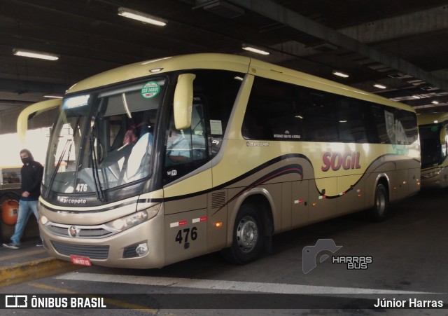 SOGIL - Sociedade de Ônibus Gigante Ltda. 476 na cidade de Porto Alegre, Rio Grande do Sul, Brasil, por Júnior Harras. Número da foto: #10165716.