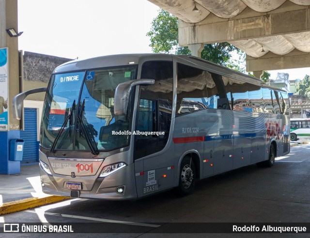 Auto Viação 1001 RJ 108.1224 na cidade de Nilópolis, Rio de Janeiro, Brasil, por Rodolfo Albuquerque. ID da foto: 10166704.