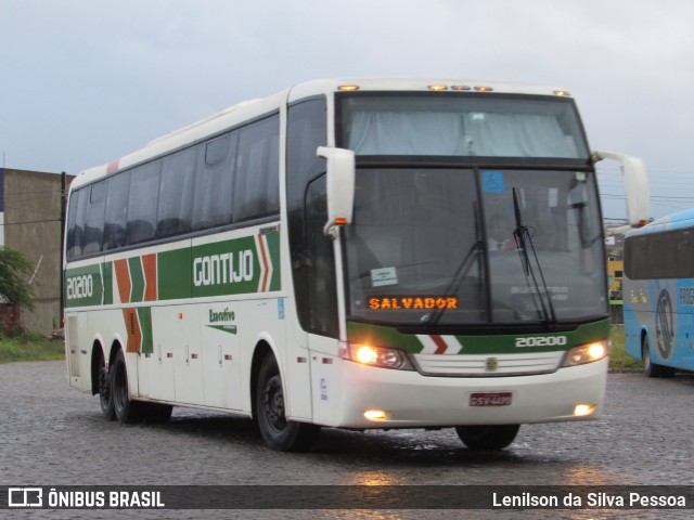 Empresa Gontijo de Transportes 20200 na cidade de Caruaru, Pernambuco, Brasil, por Lenilson da Silva Pessoa. Número da foto: #10166425.